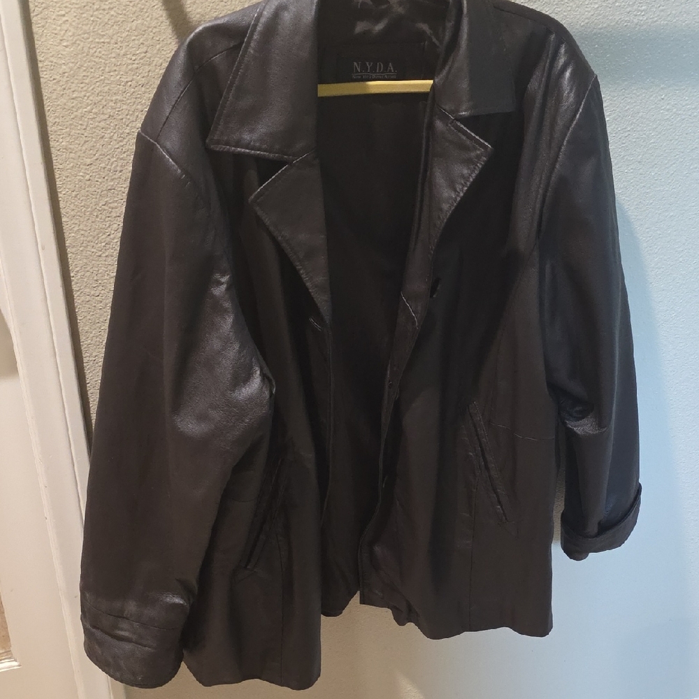 Women's Classic Black Leather Jacket